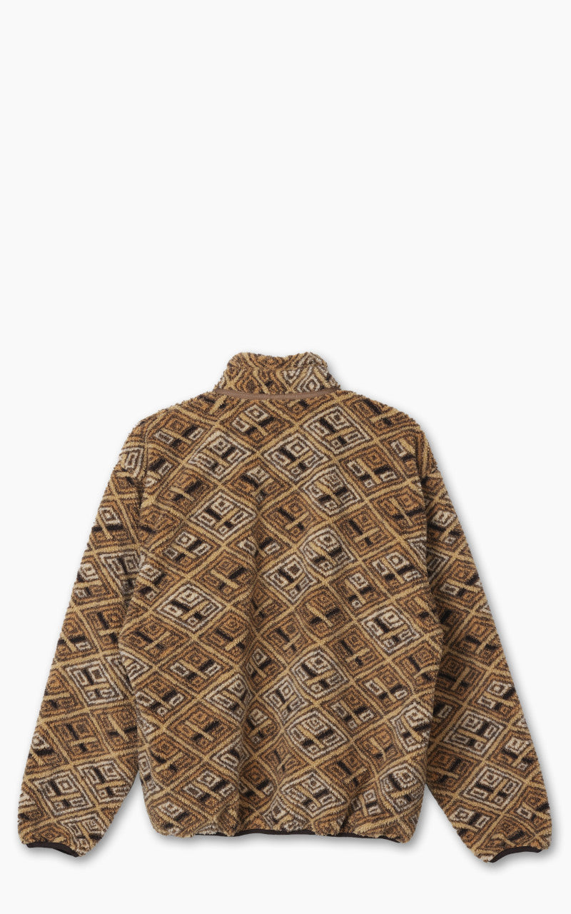 OrSlow African Pattern Jacket Boa Fleece Multi