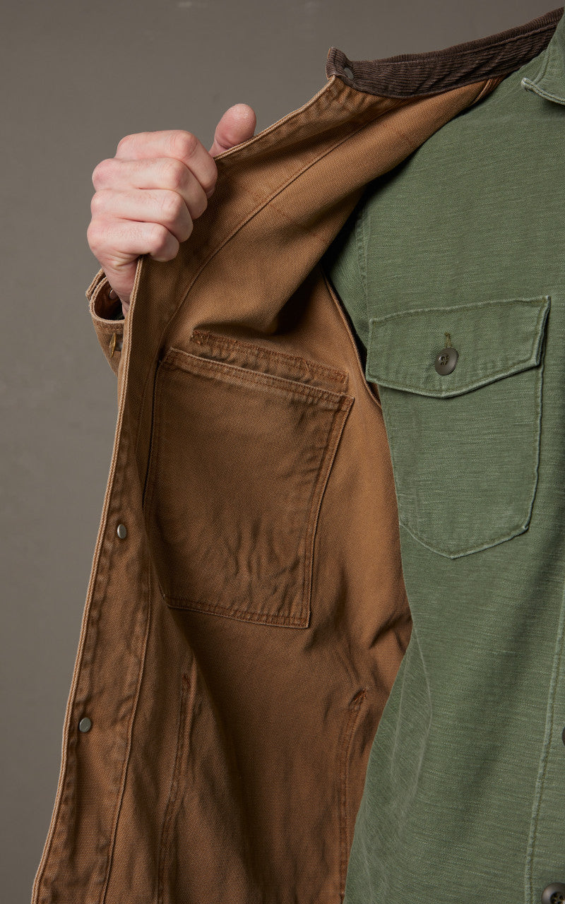 OrSlow 1950's Coverall Jacket Duck Brown