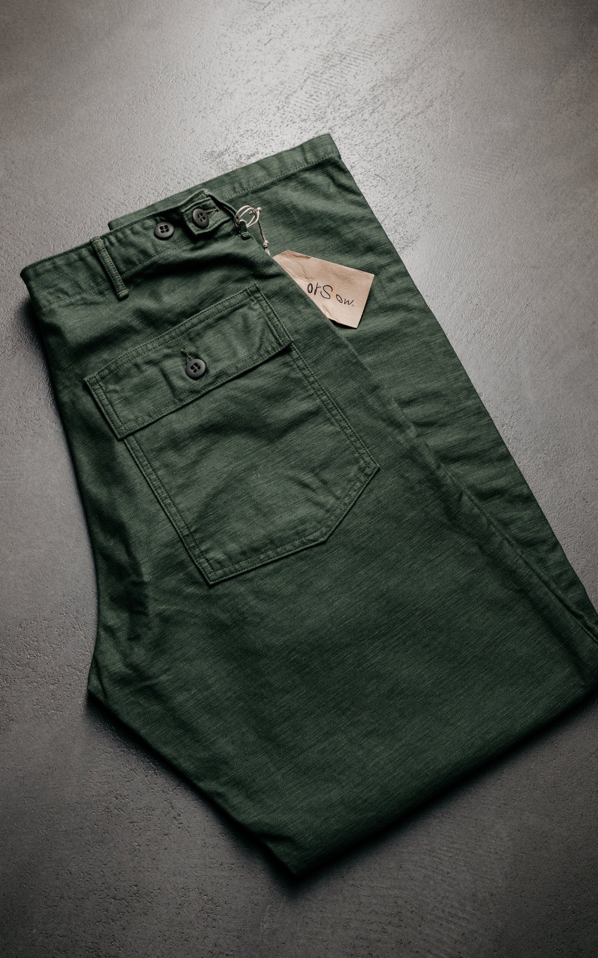 OrSlow US Army Fatigue Pants Regular Green