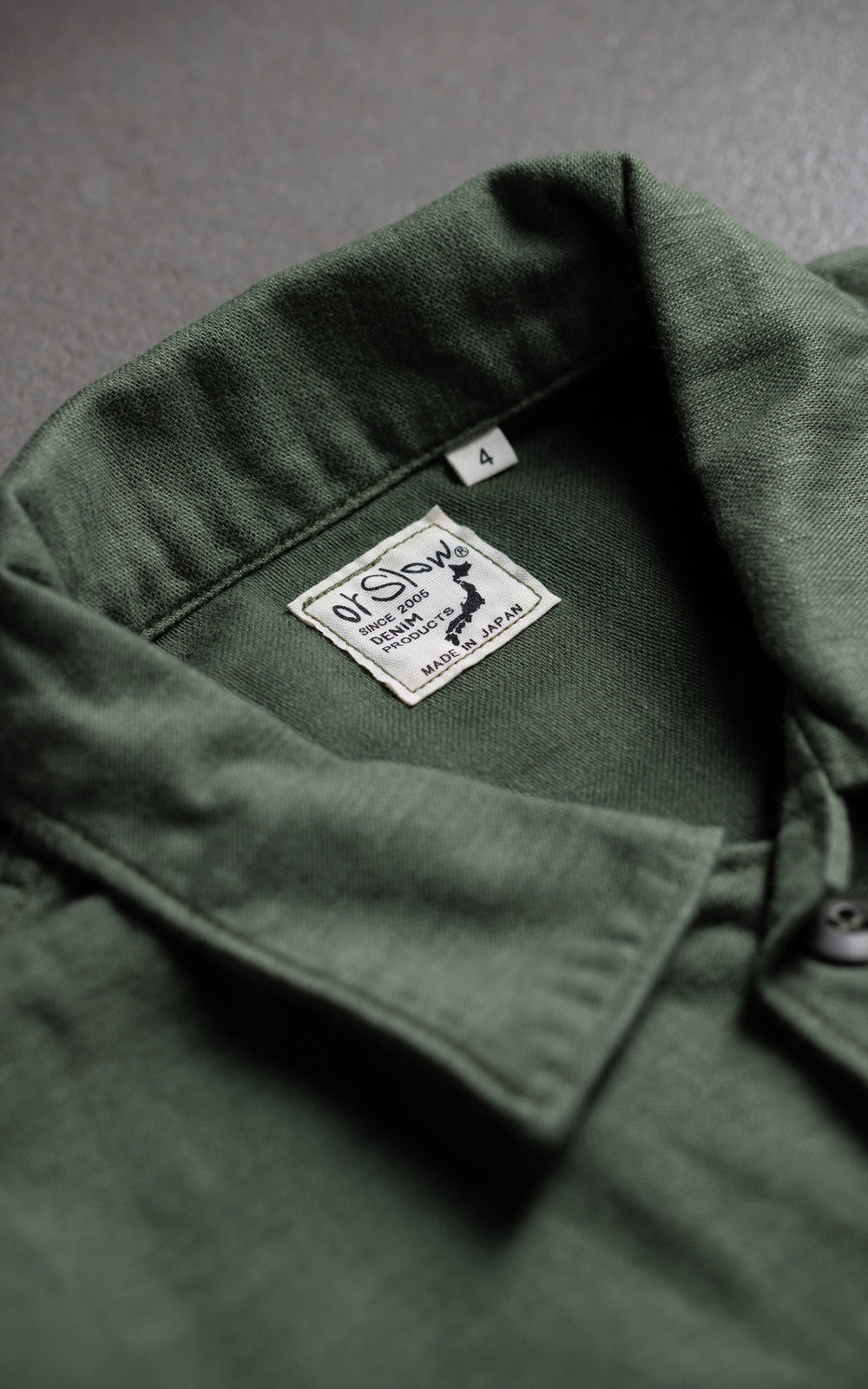 OrSlow US Army Fatigue Shirt Army Green