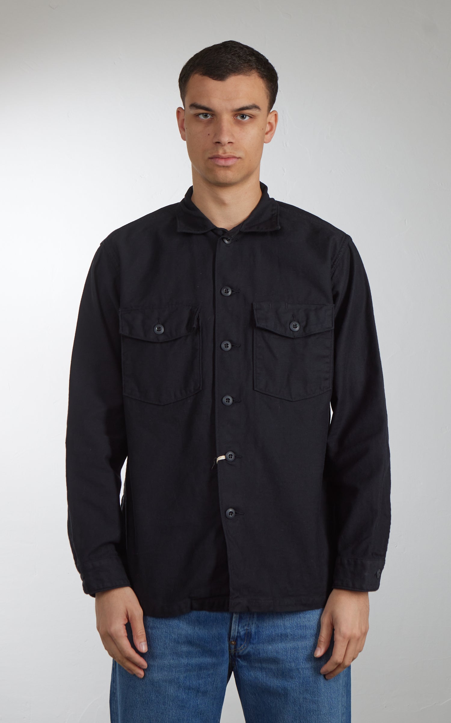 OrSlow US Army Fatigue Shirt Black