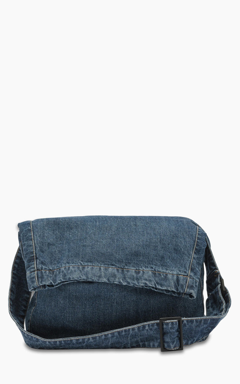 ★関税込★OUR LEGACY★SLING BAG Mid Blue Denim ★ Our Legacy Sling Bag Mid Blue Denim