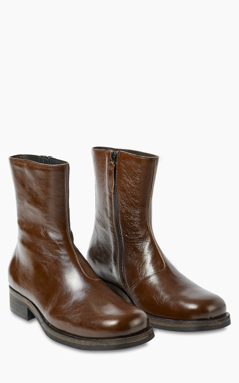 Our Legacy Camion Boot Leather Olive