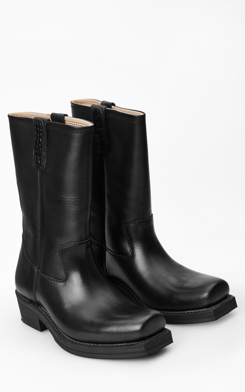 Our Legacy Flat Toe Boot Black