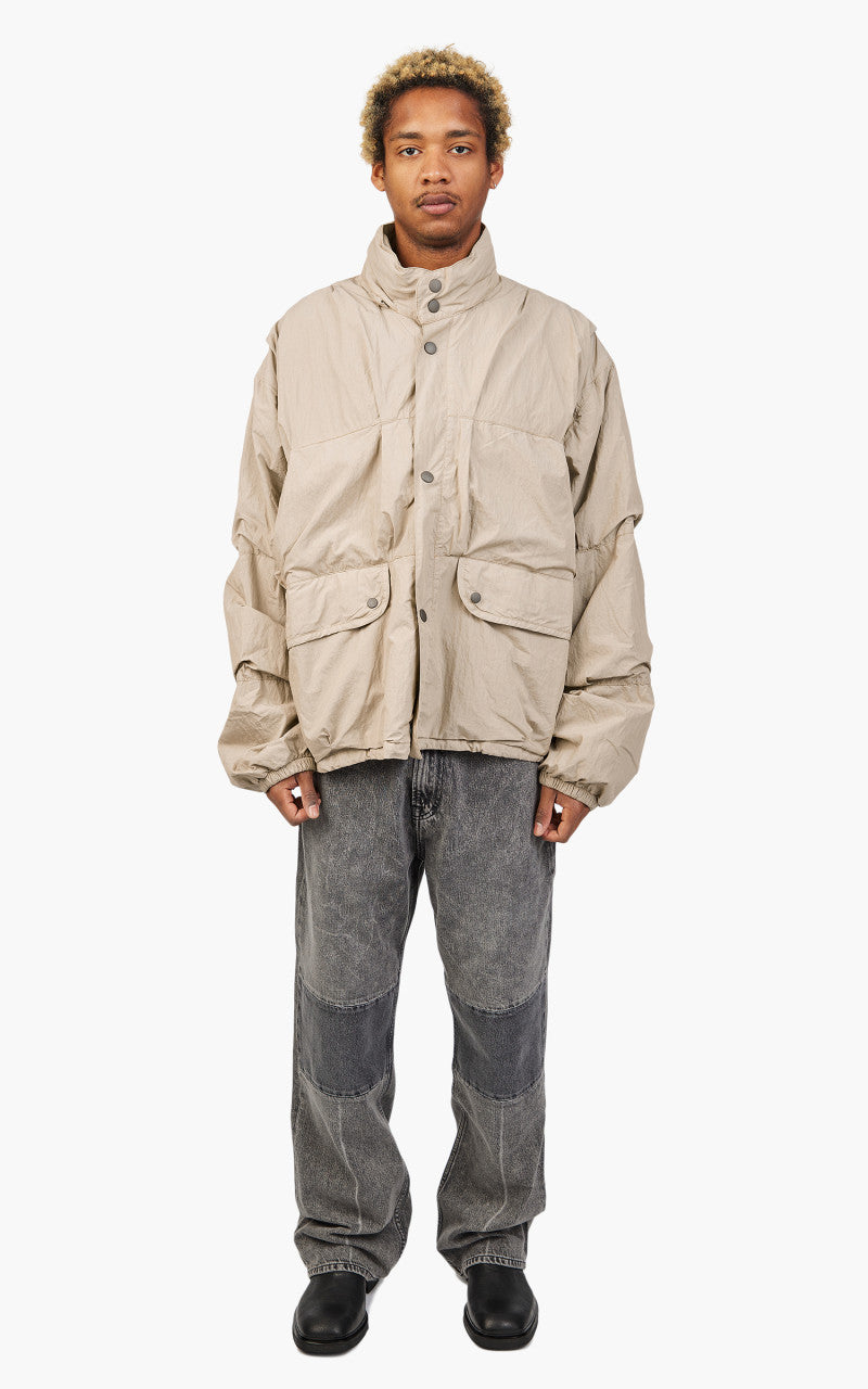 Our Legacy Exhale Puffa Metallic Sand Parachute Poplin