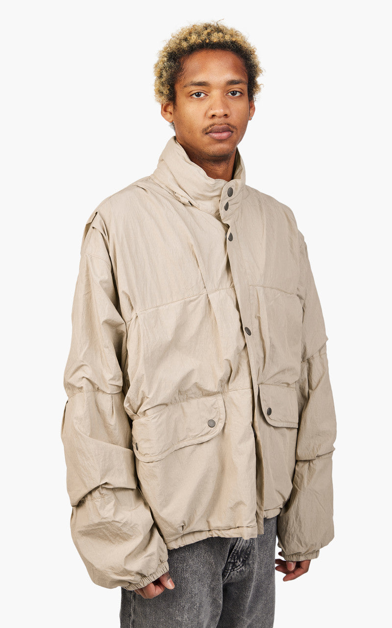 Our Legacy Exhale Puffa Metallic Sand Parachute Poplin