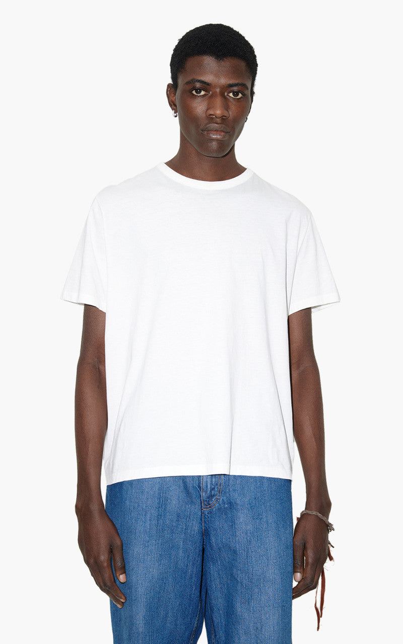 Our Legacy New Box T-Shirt Clean Jersey White