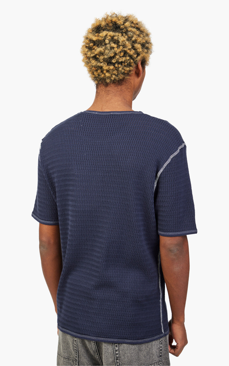 Our Legacy Tanker T-Shirt Navy Sport Crochet