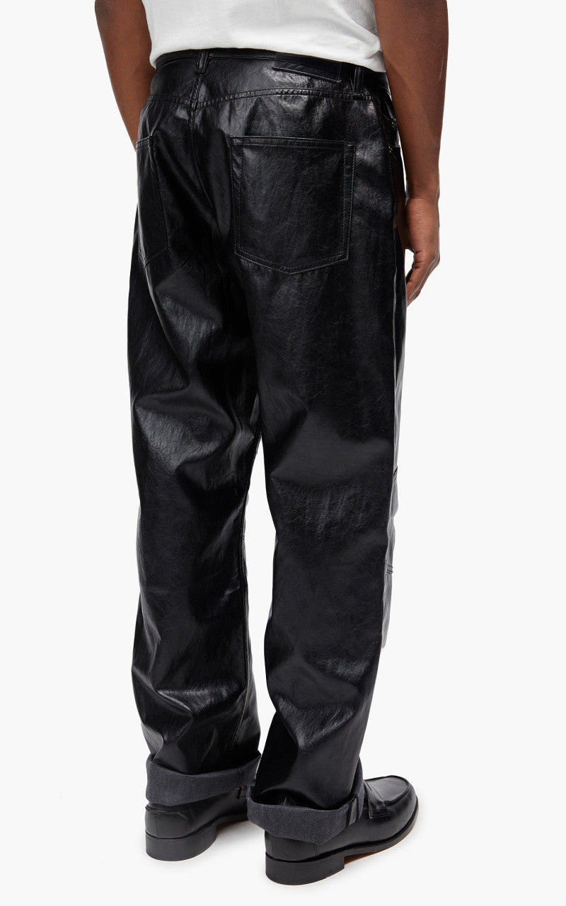 Our Legacy Formal Moto Cut Cageian Black Fake Leather