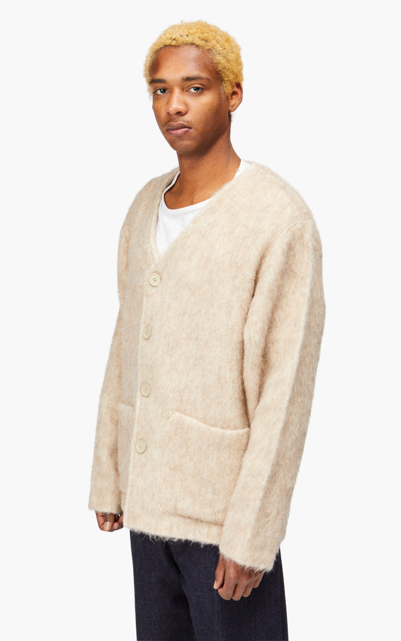 Our Legacy Cardigan Antique White Mohair