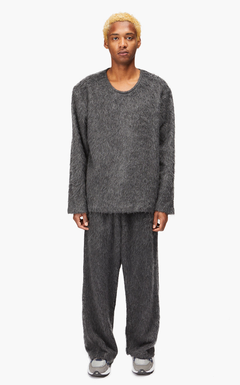 Our Legacy Double Lock U Neck Ash Grey Alpaca