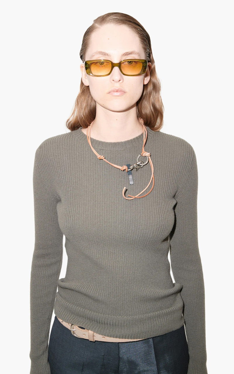 Our Legacy Ladon Key Chain Brown Leather