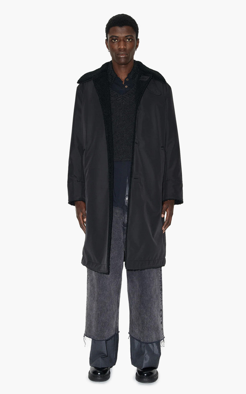 Our Legacy Polar Coat Black Compact Tech