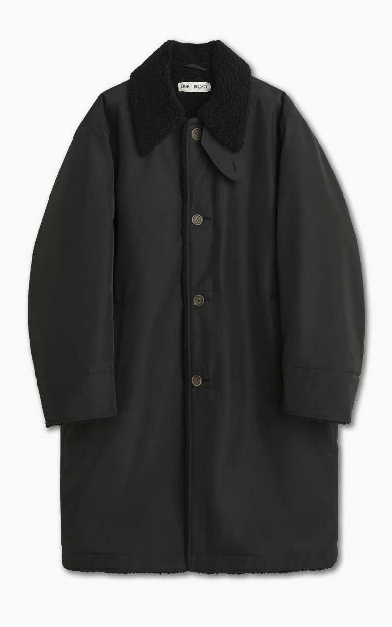 Our Legacy Polar Coat Black Compact Tech