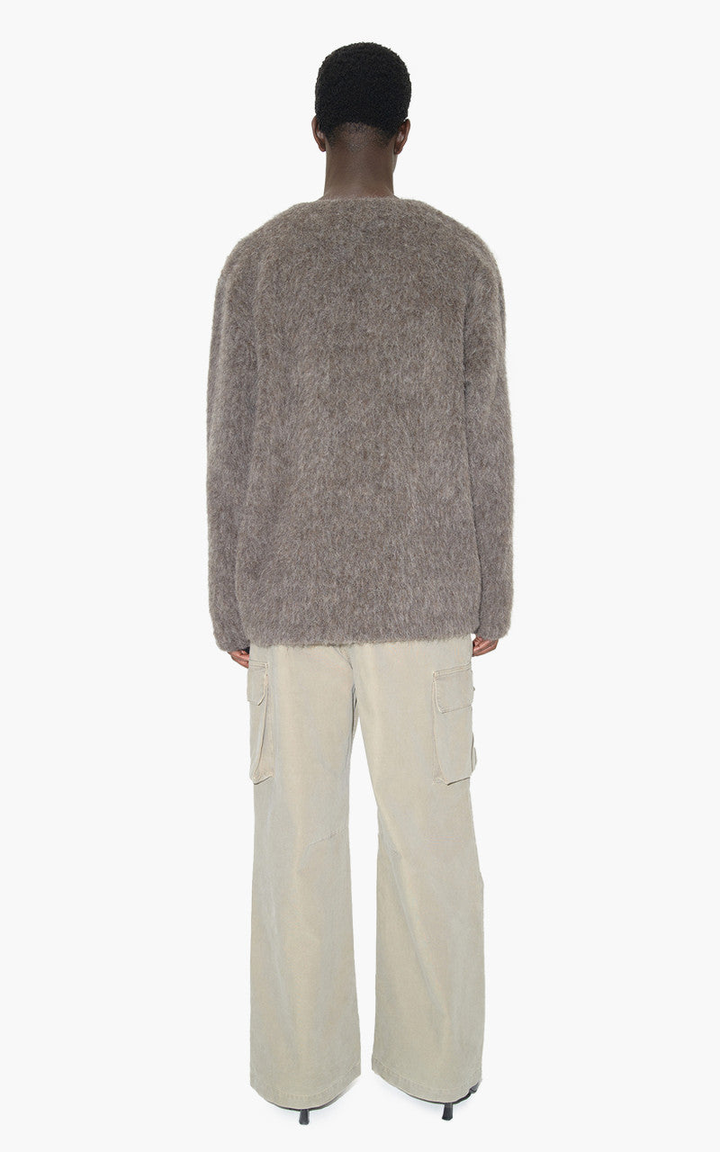 Our Legacy Cardigan Mole Grey Mohair