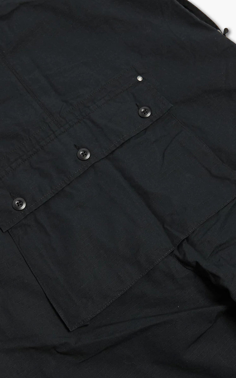Nigel Cabourn Naval Dungaree Cotton Ripstop Black