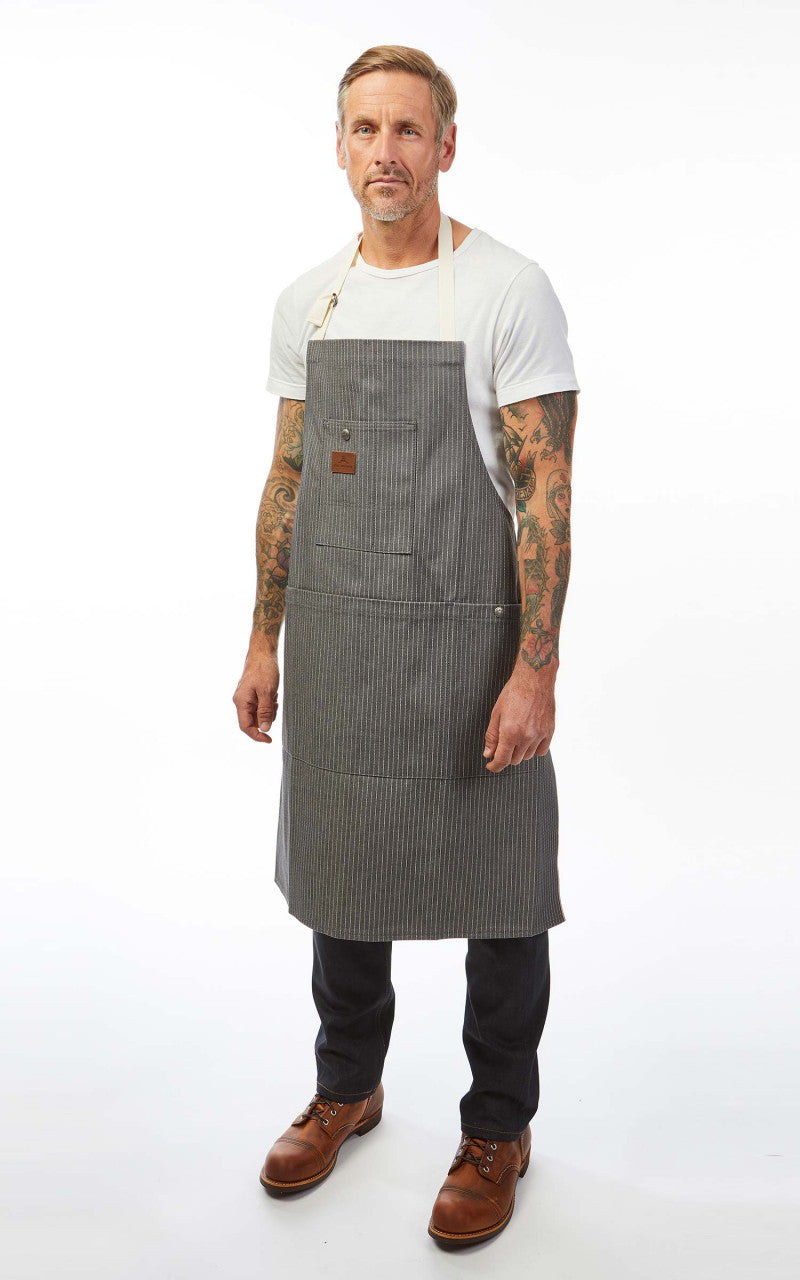Pike Brothers 1927 Shop Apron Grey Wabash