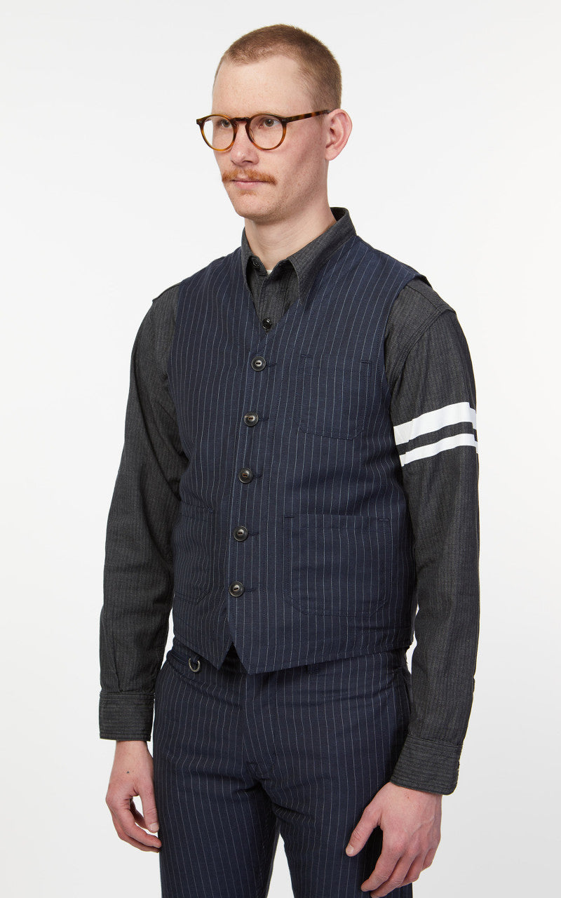 Pike Brothers 1937 Roamer Vest Chicago Blue