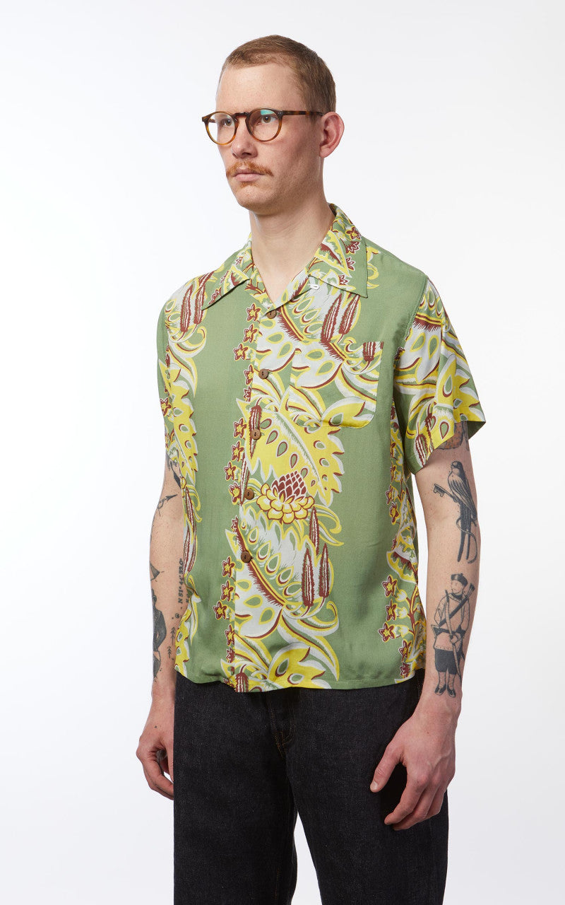 Pike Brothers 1947 Albert Shirt Lanai Green