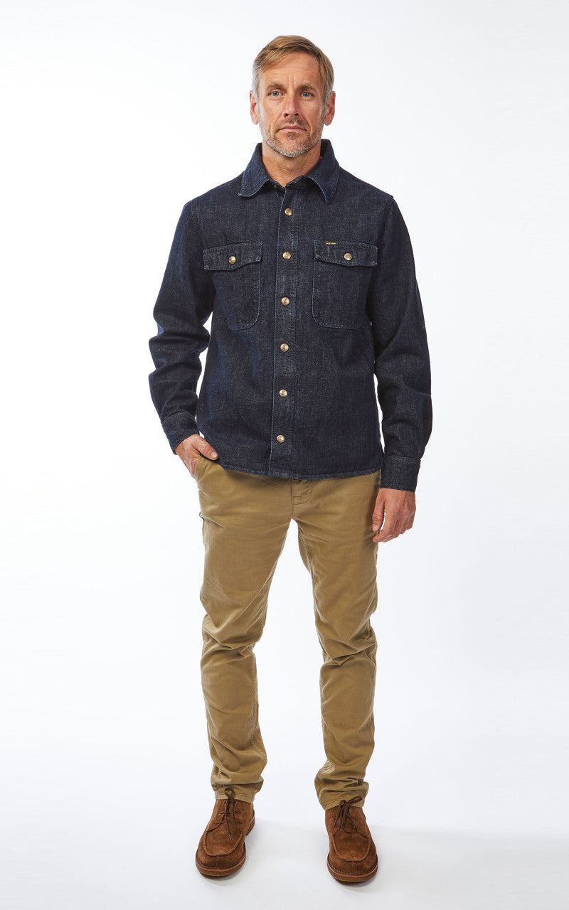 Pike Brothers 1943 CPO Shirt 12oz Indigo
