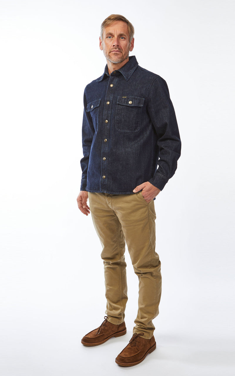 Pike Brothers 1943 CPO Shirt 12oz Indigo