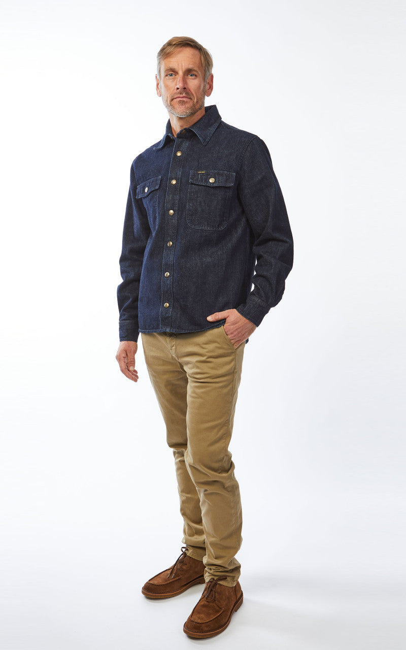 Pike Brothers 1943 CPO Shirt 12oz Indigo
