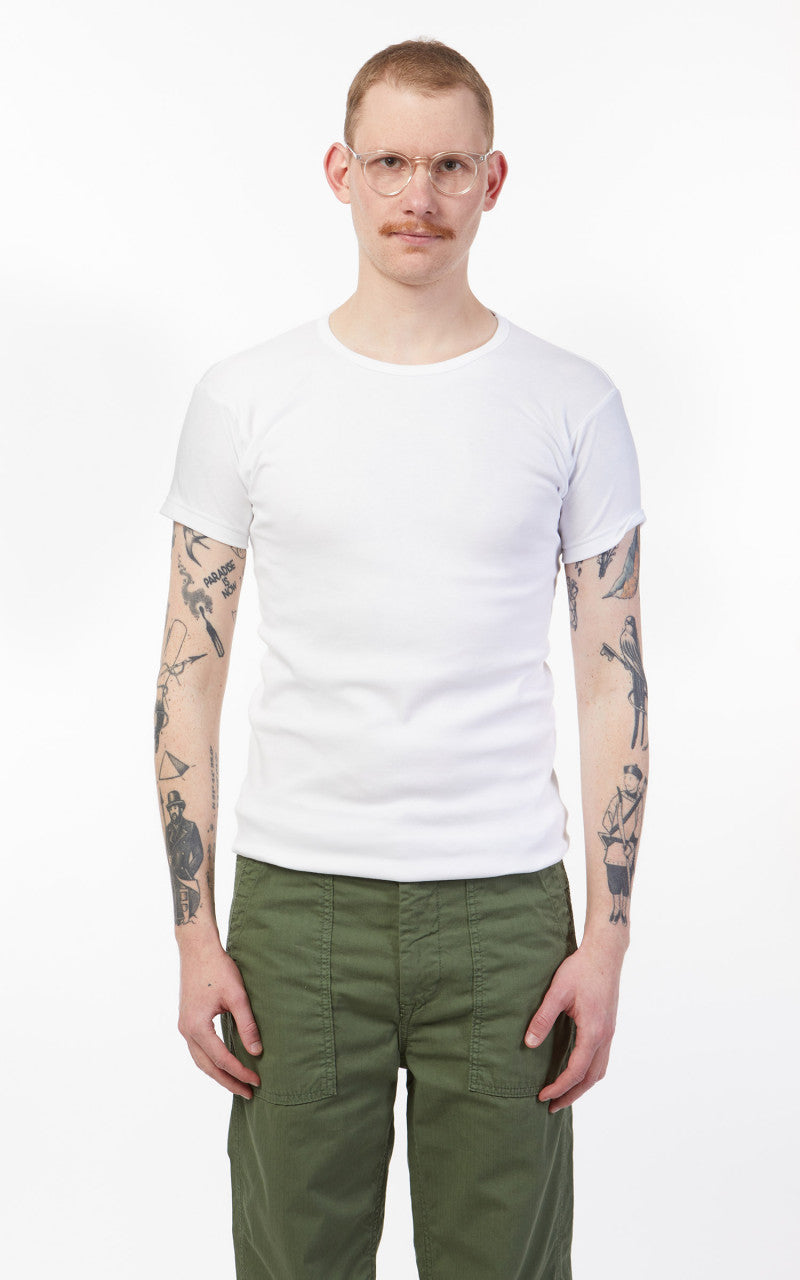 Pike Brothers 1947 Round Neck Tee 2-Pack White