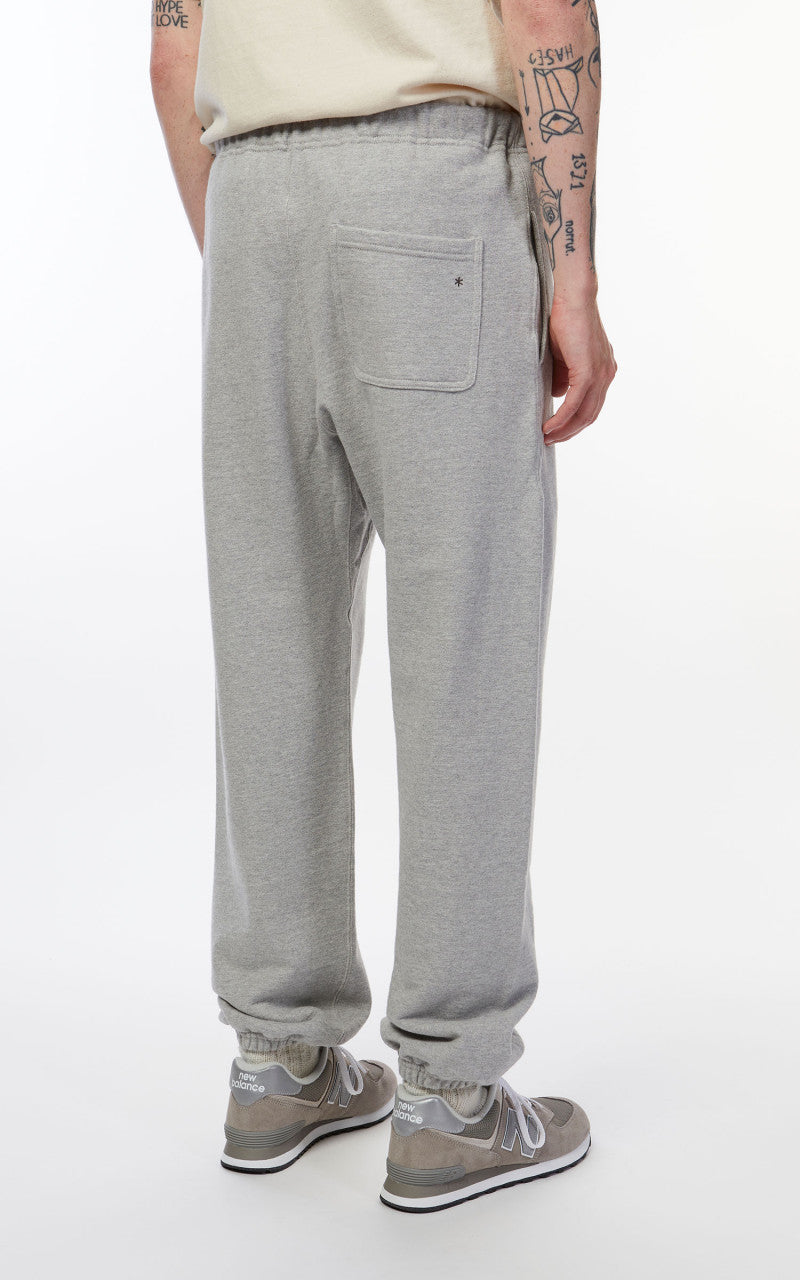Snow Peak Recycled Cotton Sweat Pants Melange Grey