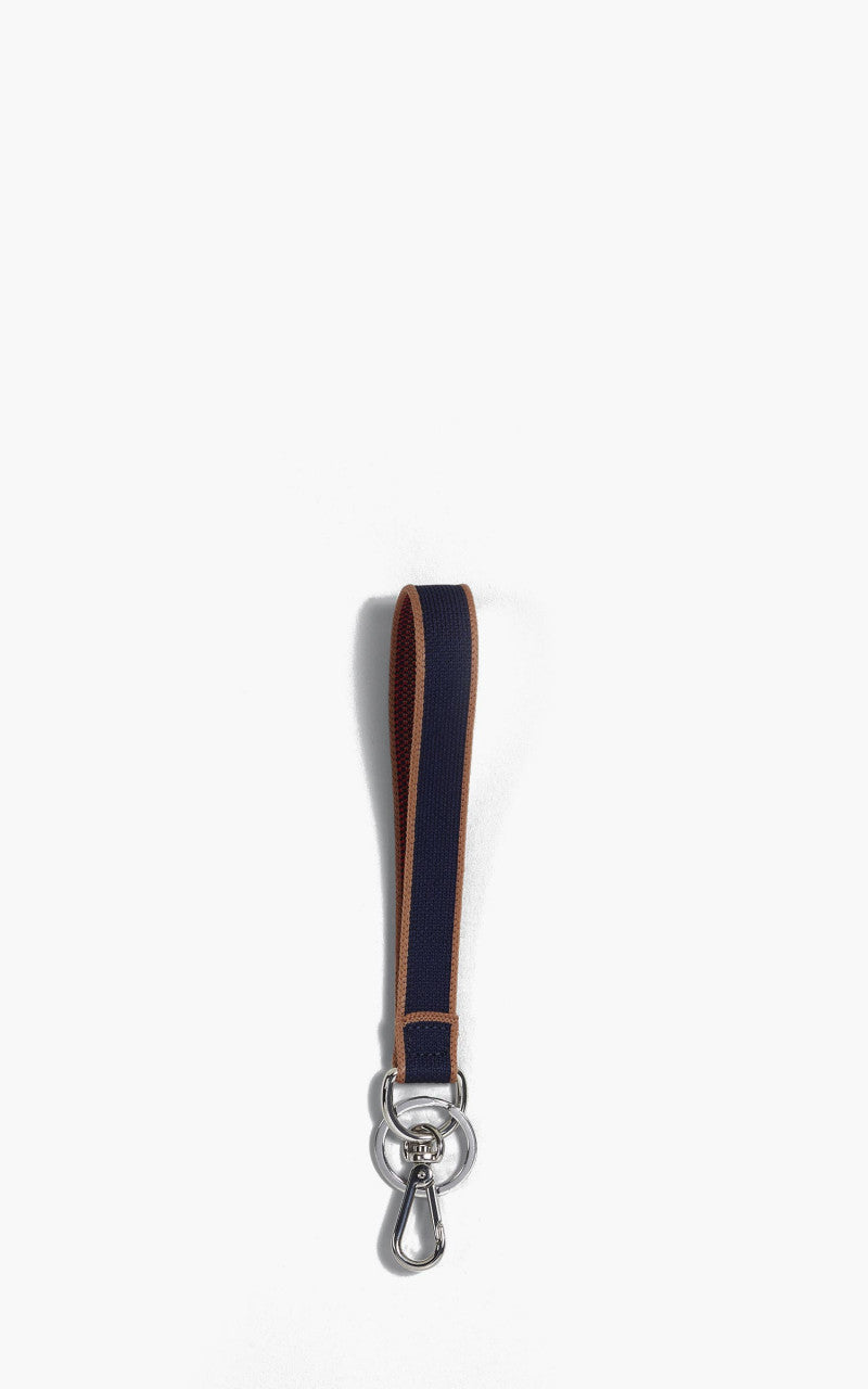 Marni Jacquard Keyring Blue