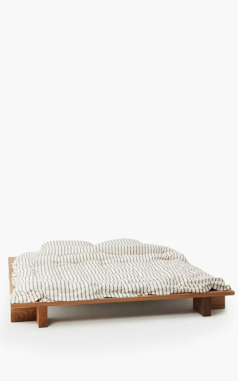 TEKLA Percale Bedding Single Duvet Cover Hopper Stripes