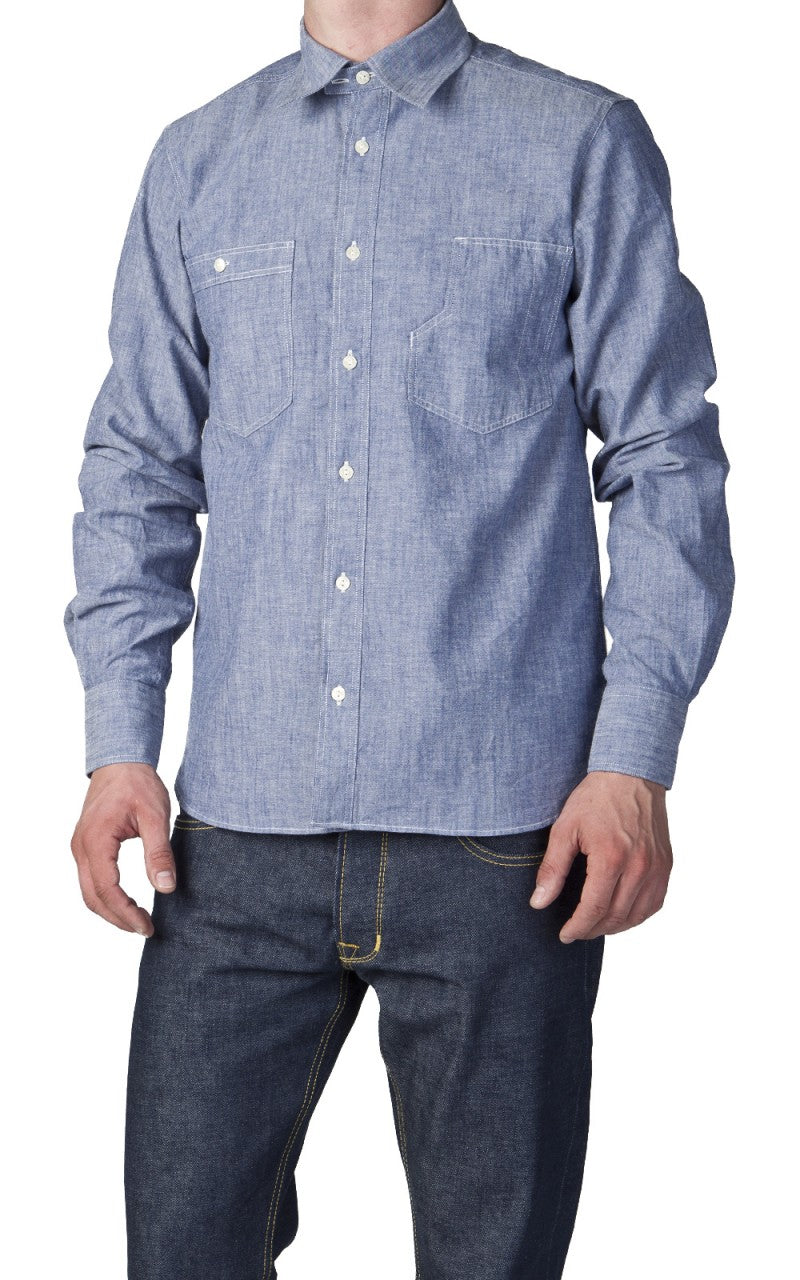 Pike Brothers 1937 Roamer Shirt Blue Chambray