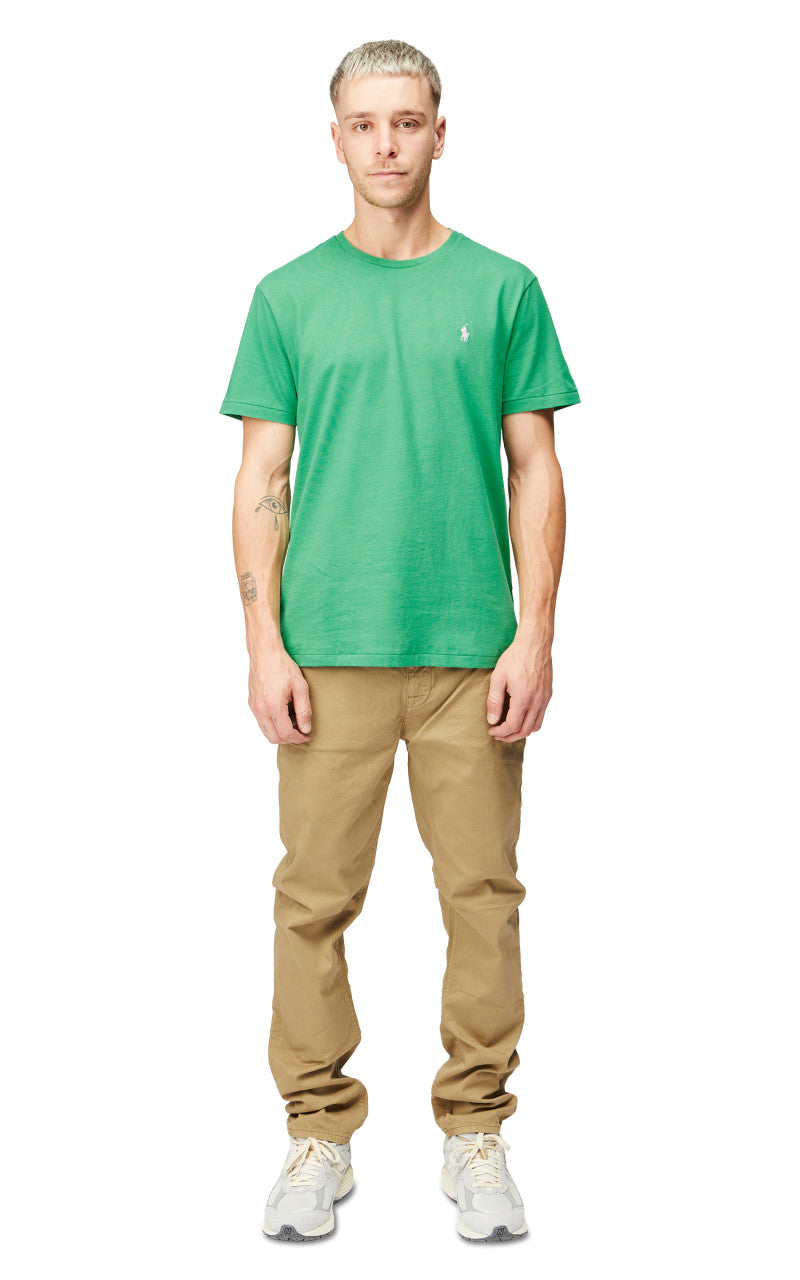 Polo Ralph Lauren Custom Slim Fit Jersey Crewneck T-Shirt Green