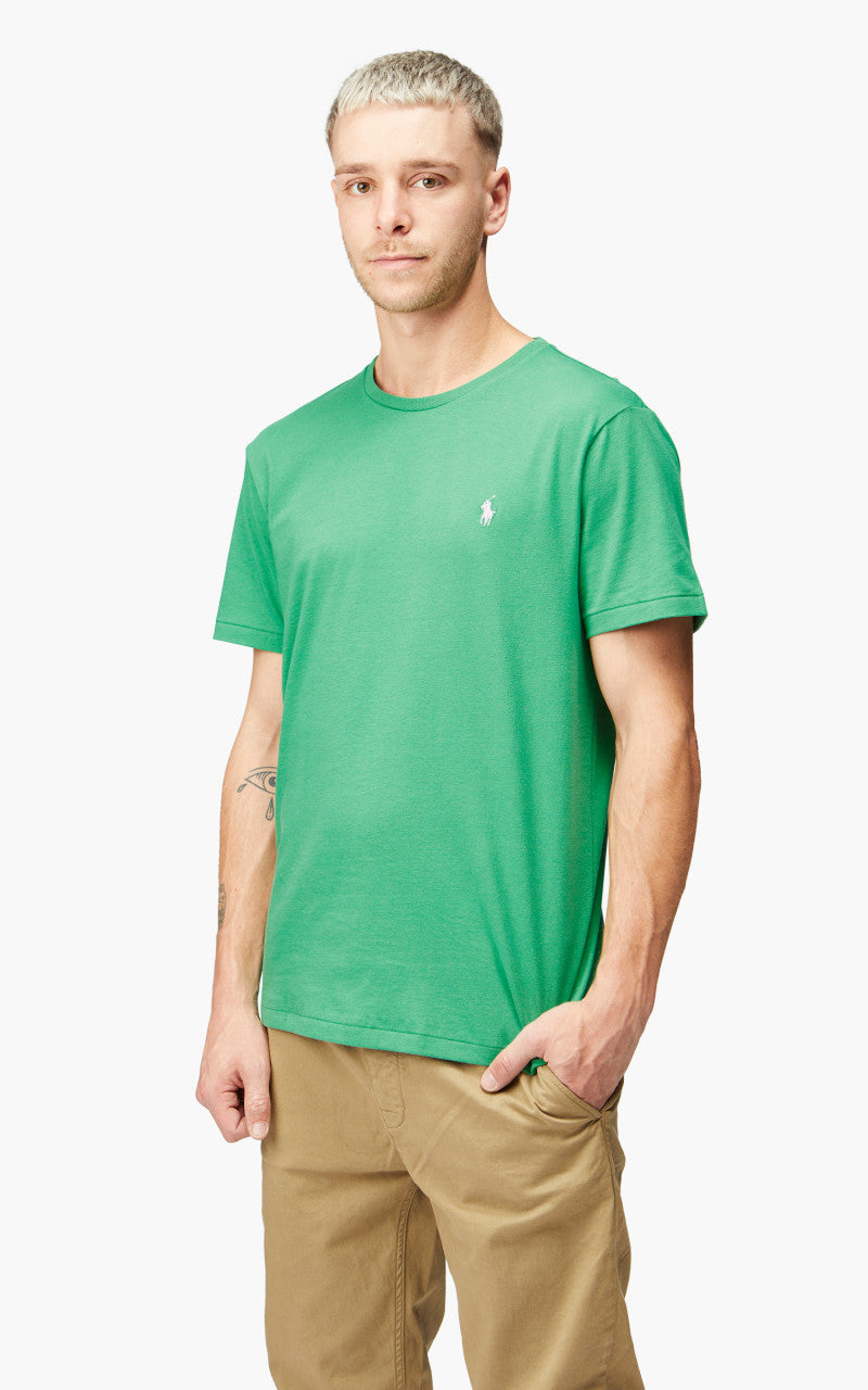 Polo Ralph Lauren Custom Slim Fit Jersey Crewneck T-Shirt Green