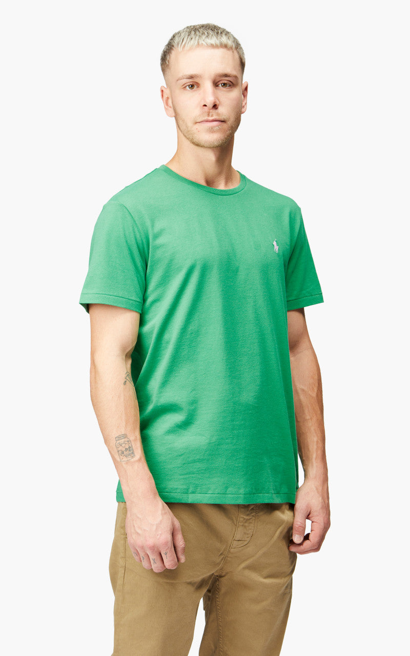 Polo Ralph Lauren Custom Slim Fit Jersey Crewneck T-Shirt Green