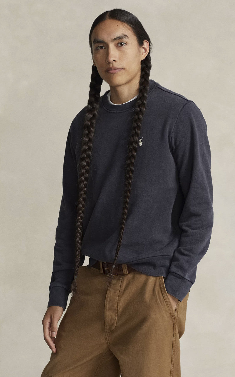 Polo Ralph Lauren Loopback Fleece Sweatshirt Faded Black