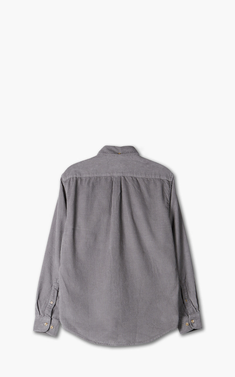 Portuguese Flannel Lobo Corduroy Shirt Grey