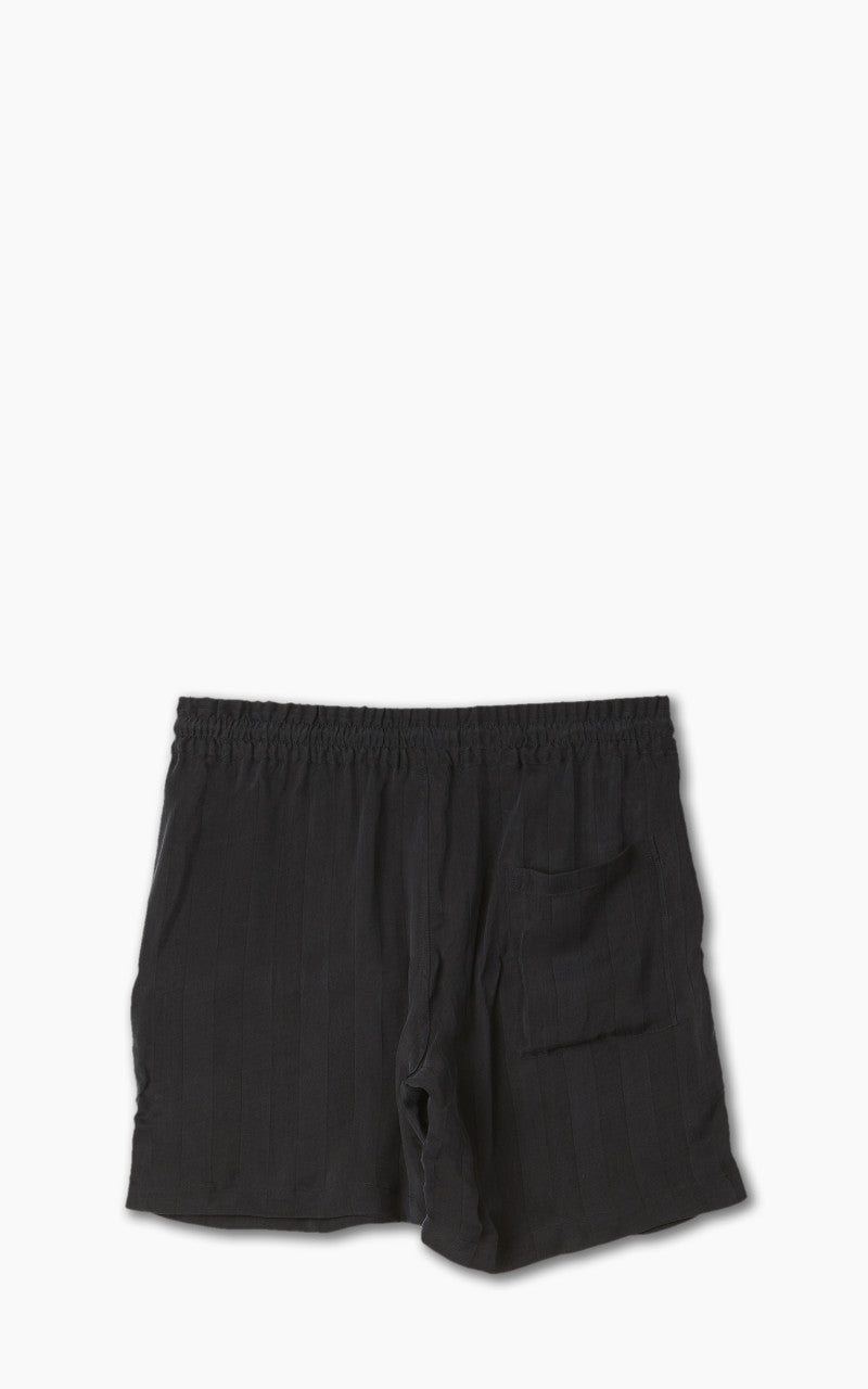 Portuguese Flannel Cupro Shorts Black