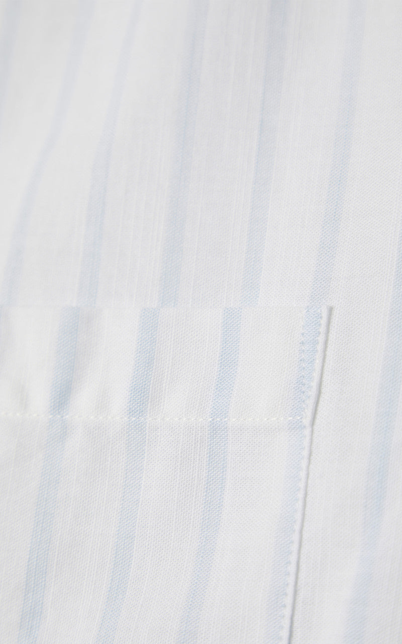 Portuguese Flannel Beach Cabin Camp Collar Shirt Sky