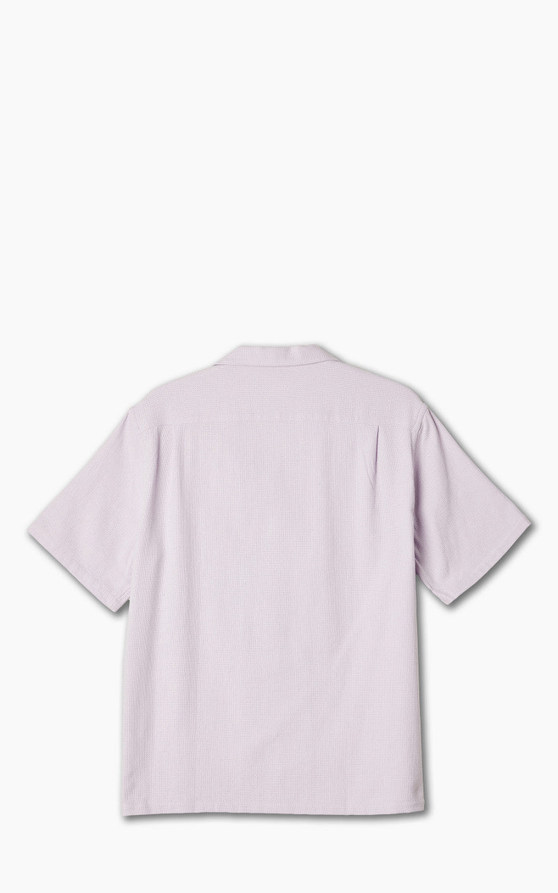 Portuguese Flannel Pique Camp Collar Shirt Lavanda