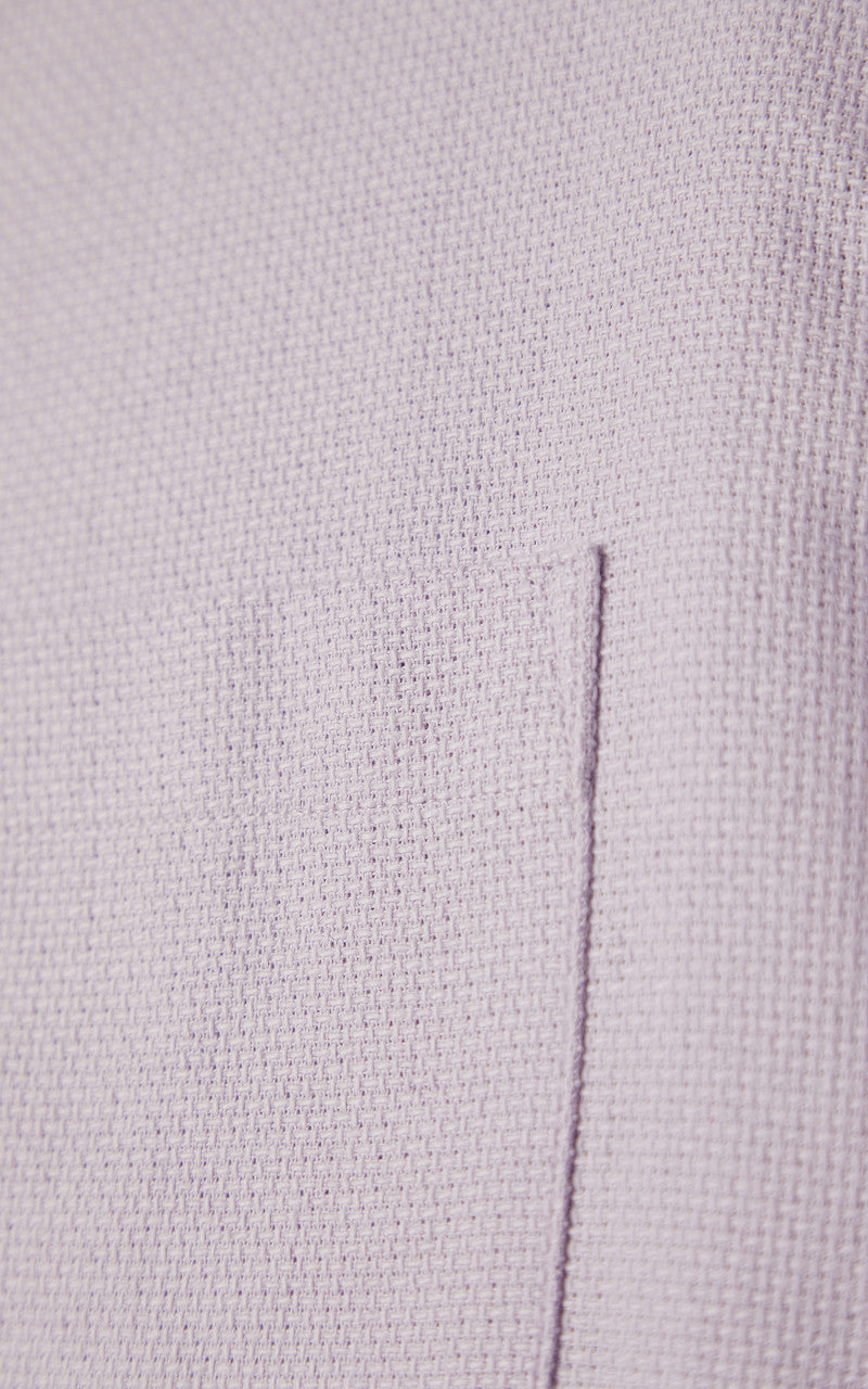 Portuguese Flannel Pique Camp Collar Shirt Lavanda