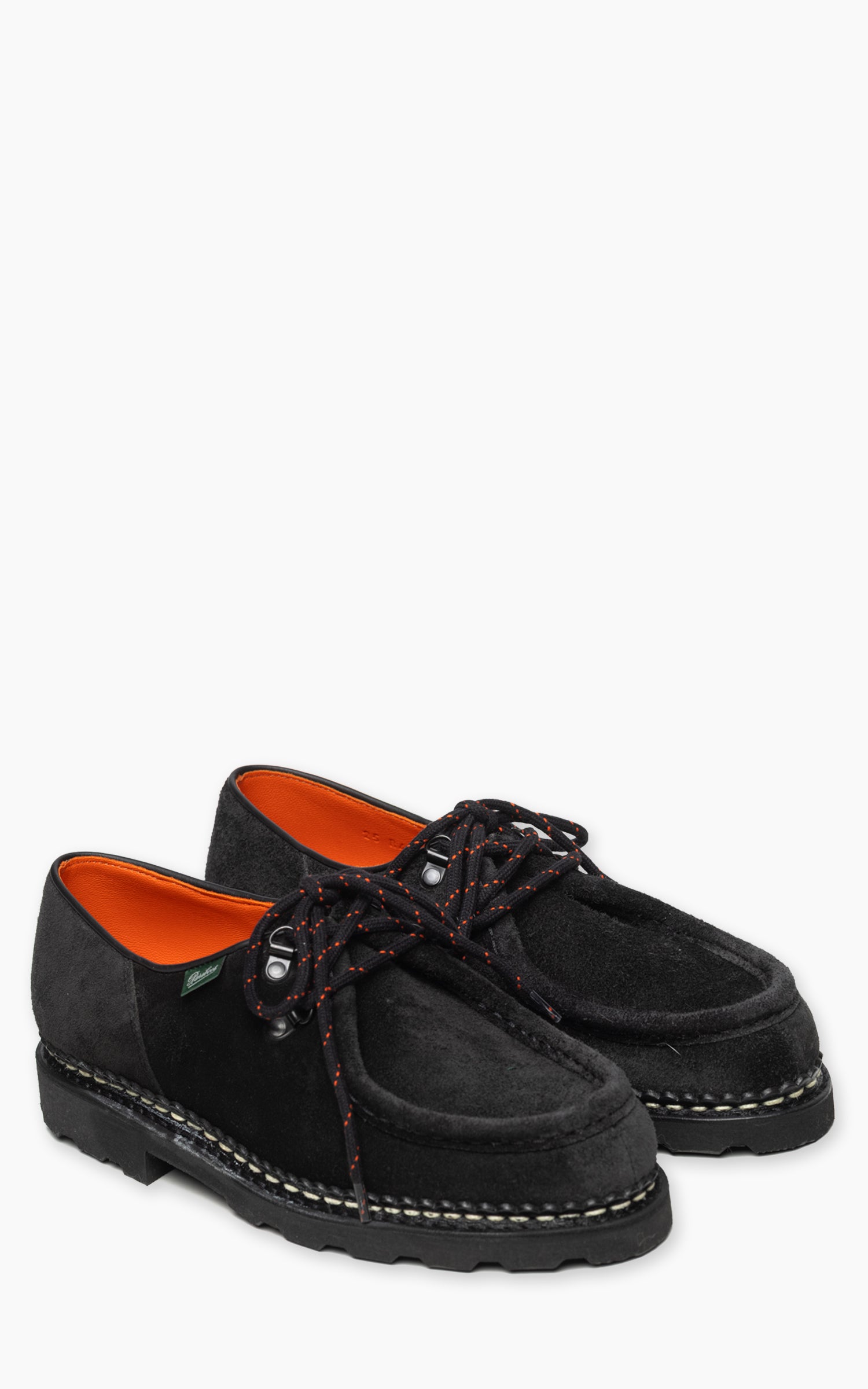 Paraboot Michael Derby Anneaux Suede Black