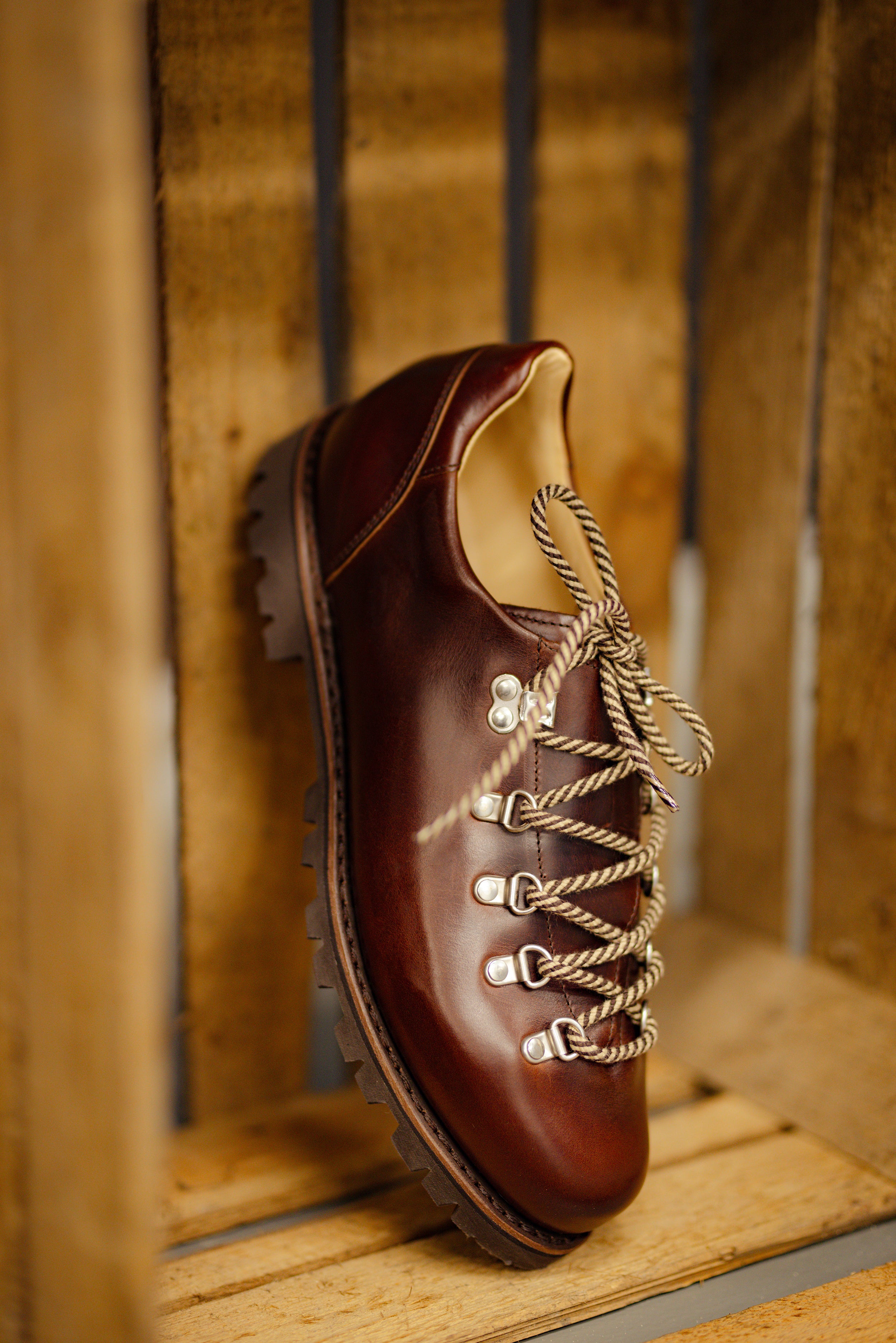 Paraboot Clusaz Lisse Ecorce Marron