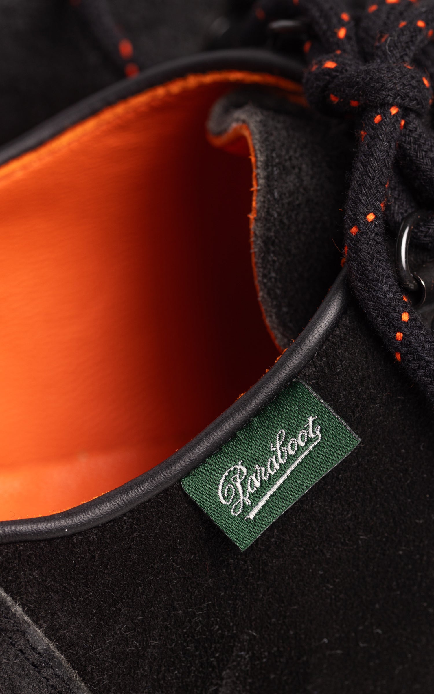 Paraboot Michael Derby Anneaux Suede Black