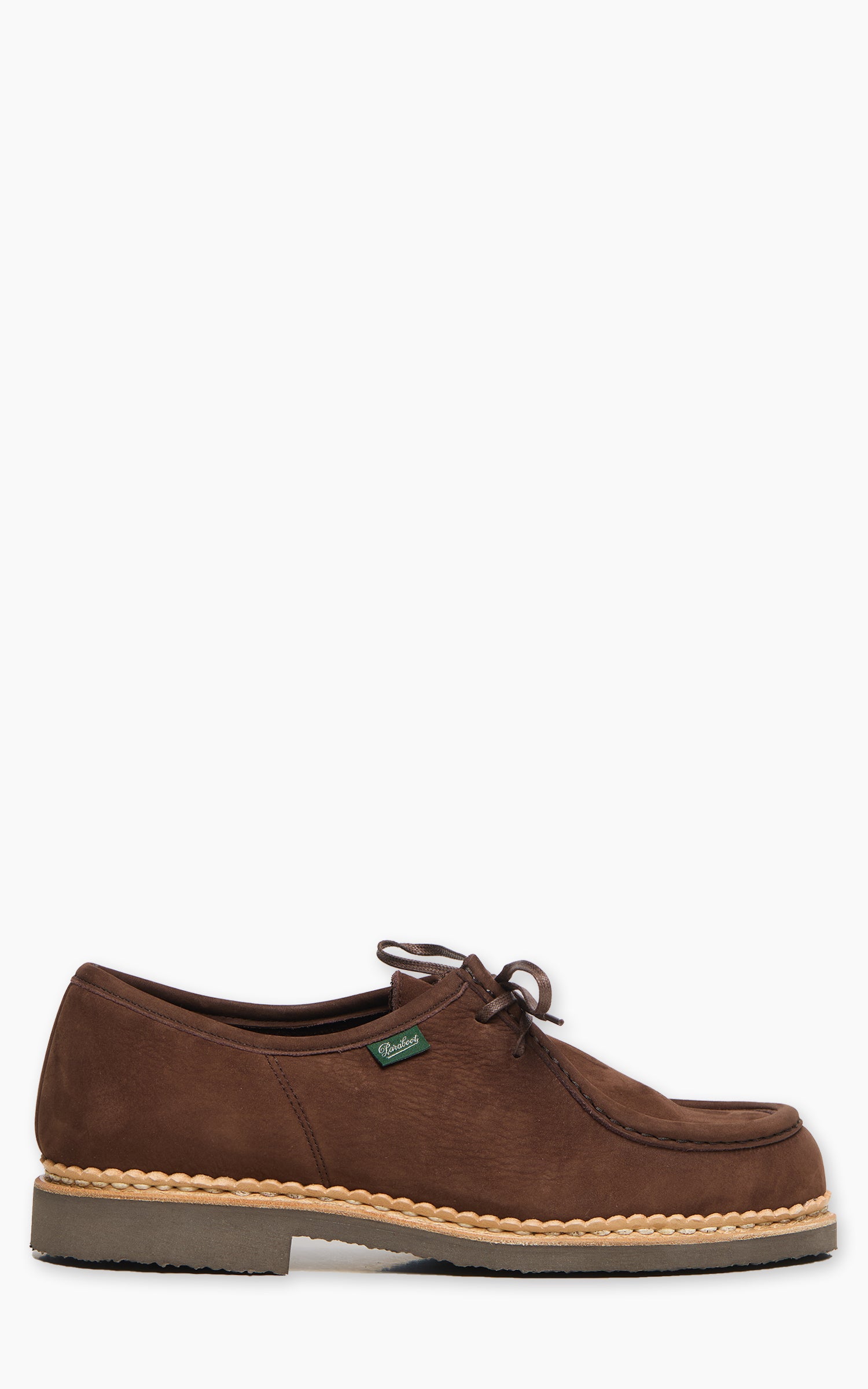 Paraboot Micka Derby Taurillon Nubuck Chocolat
