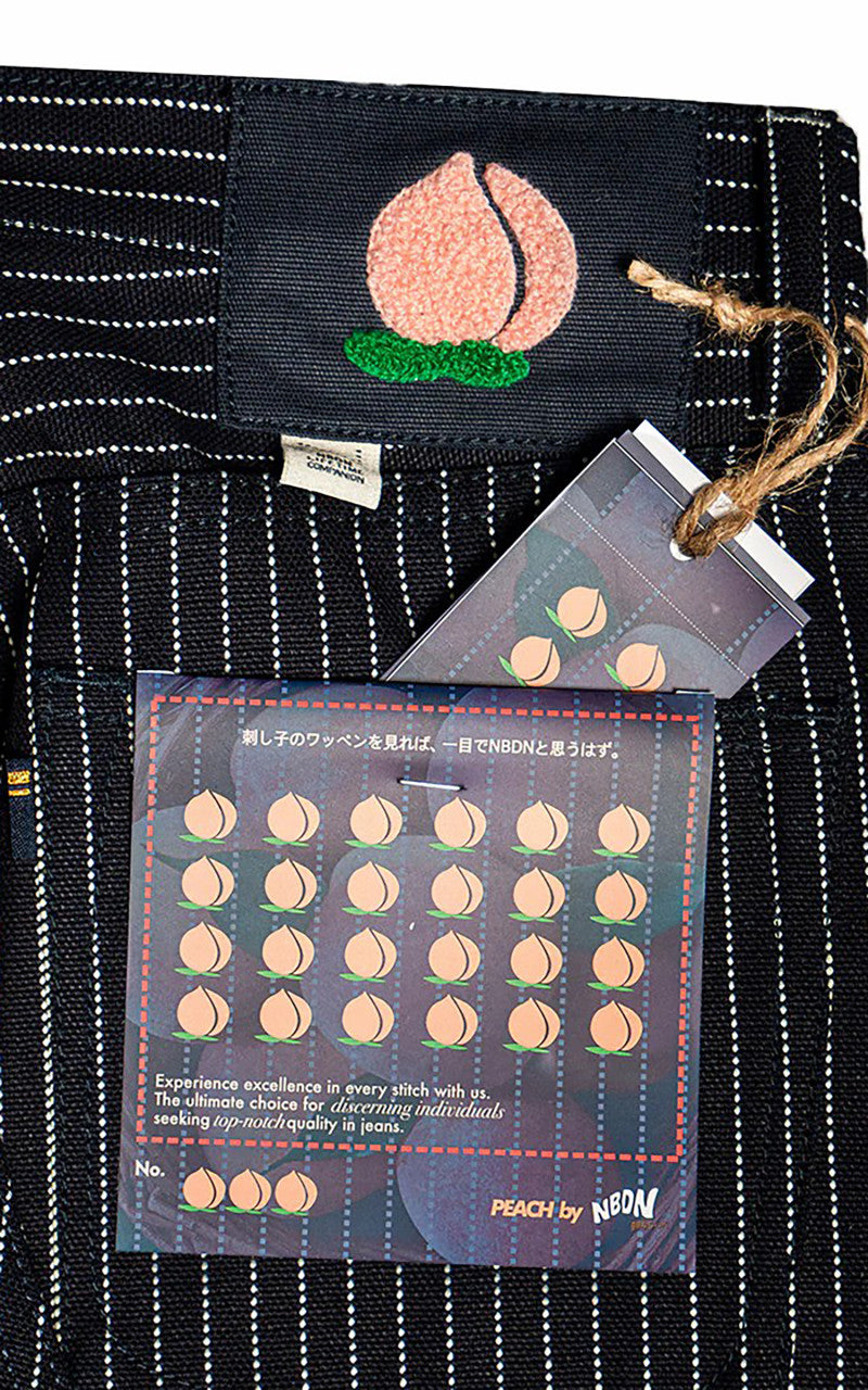 NBDN Peach 003 Regular Straight Woven Wabash Canvas Duck 14oz