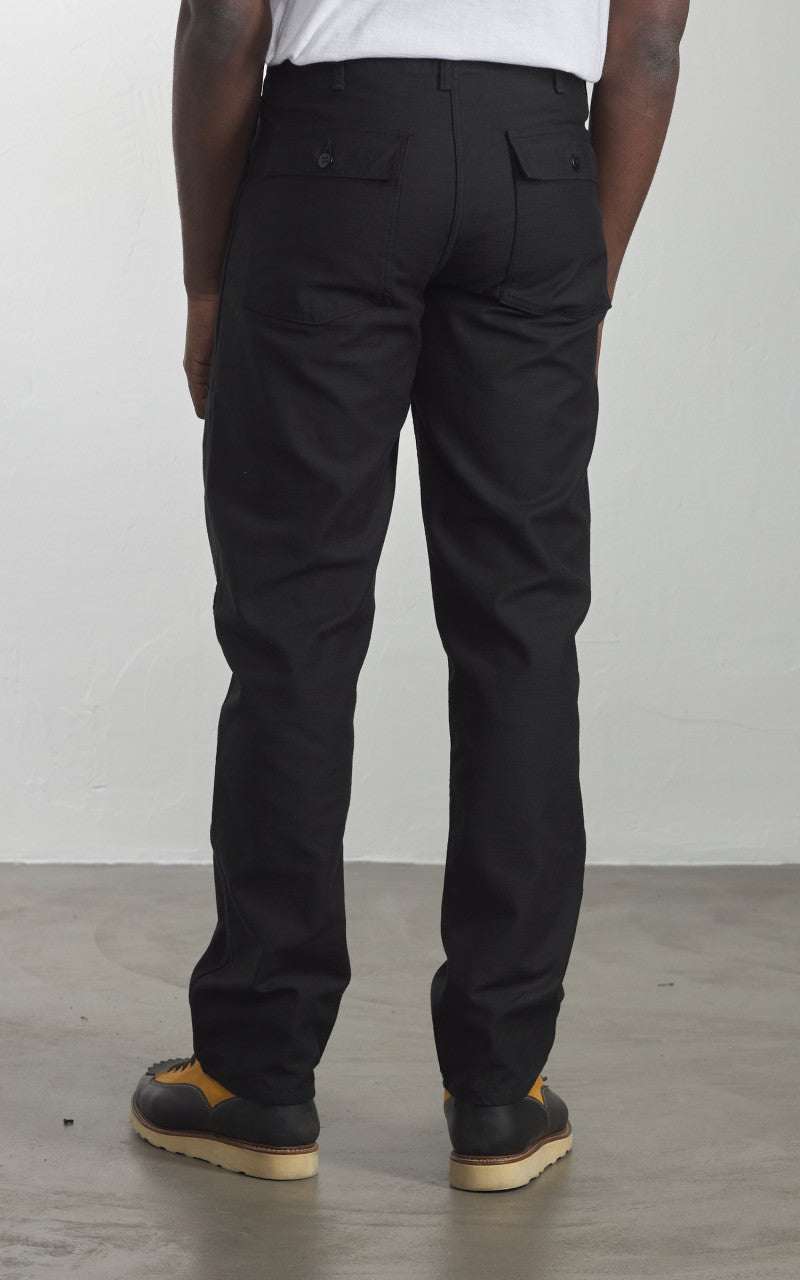 Pherrow’s PUP1 Baker Pants Back Satin Black