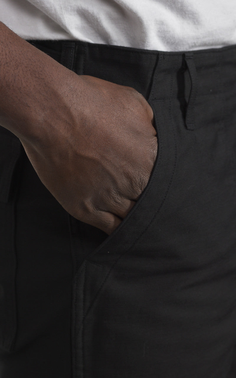 Pherrow’s PUP1 Baker Pants Back Satin Black