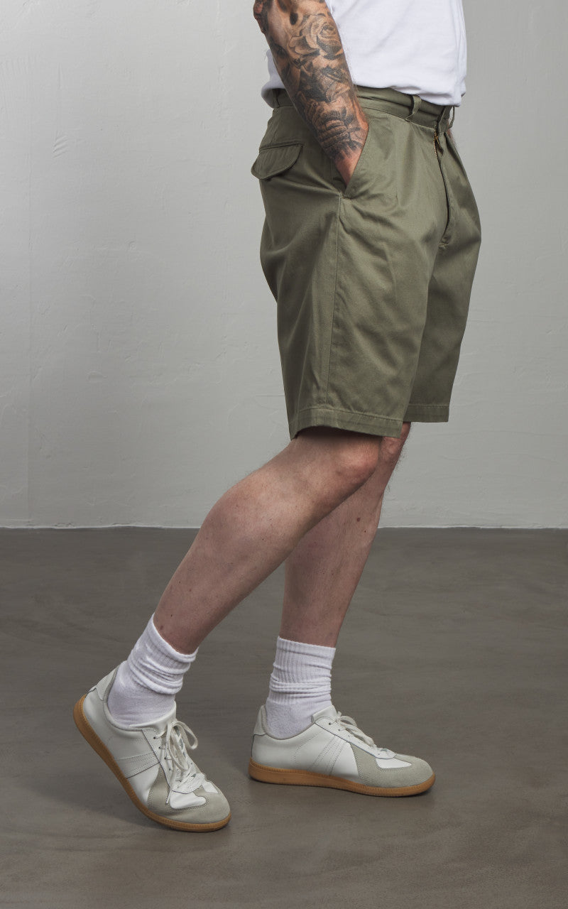 Pherrow’s 25S-P.50CS Military Chino Shorts Olive