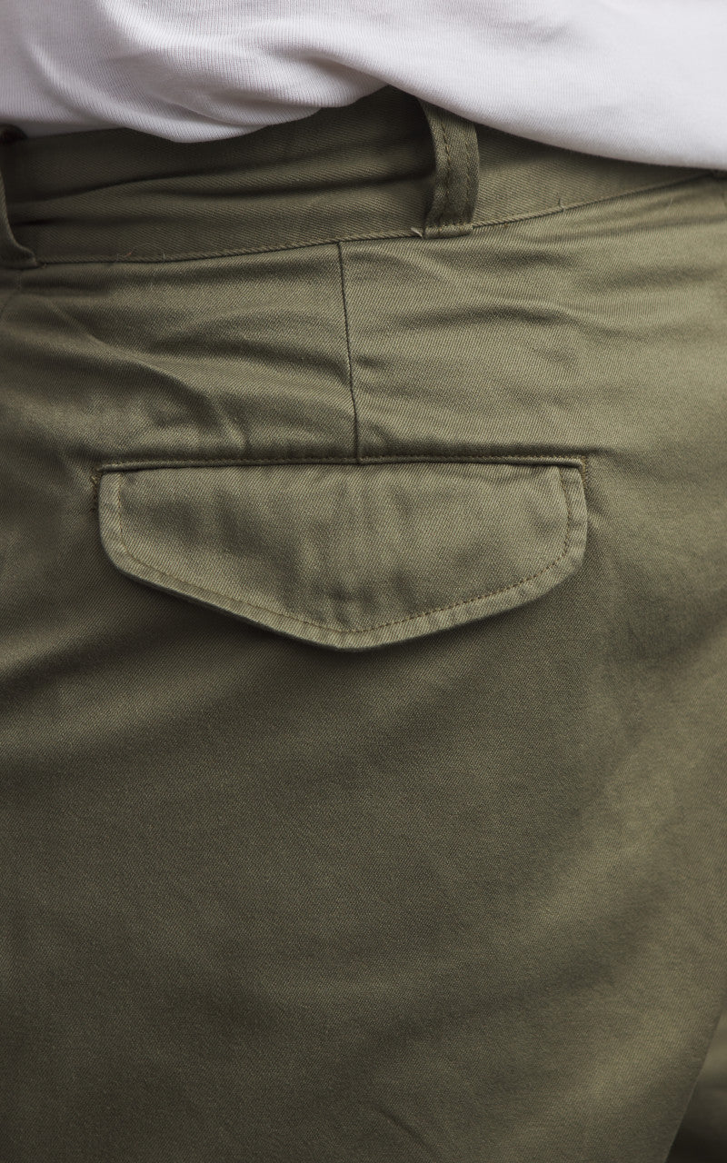 Pherrow’s 25S-P.50CS Military Chino Shorts Olive