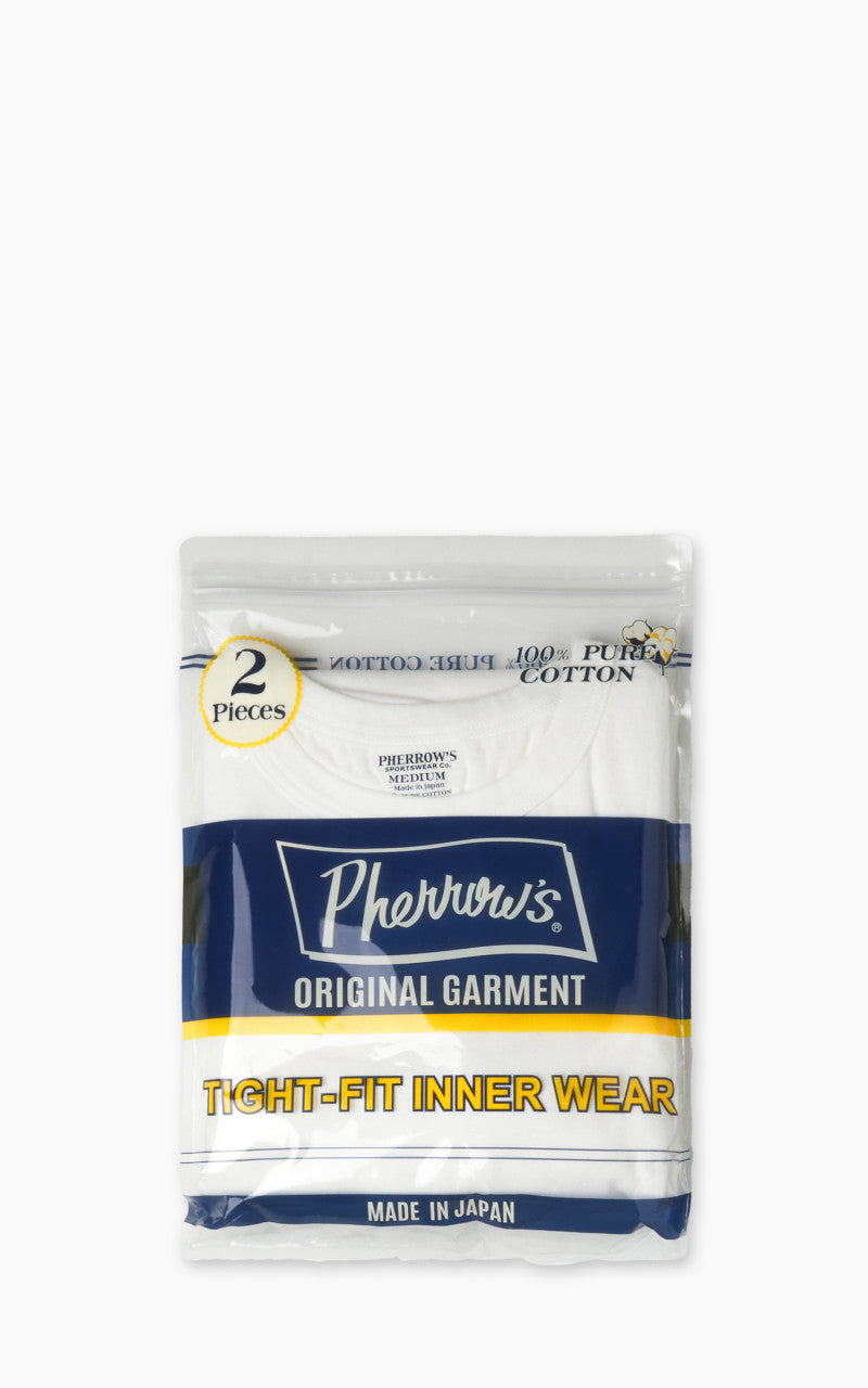 Pherrow’s 2-Pack T-Shirt White